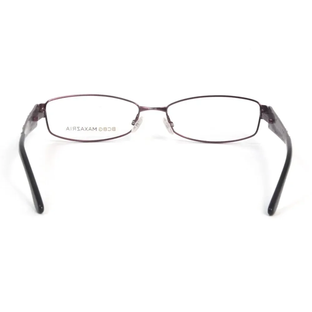 BCBGMaxazria Antonia Eyeglasses Frames Womens 53-15-135 Burgundy Rectangular